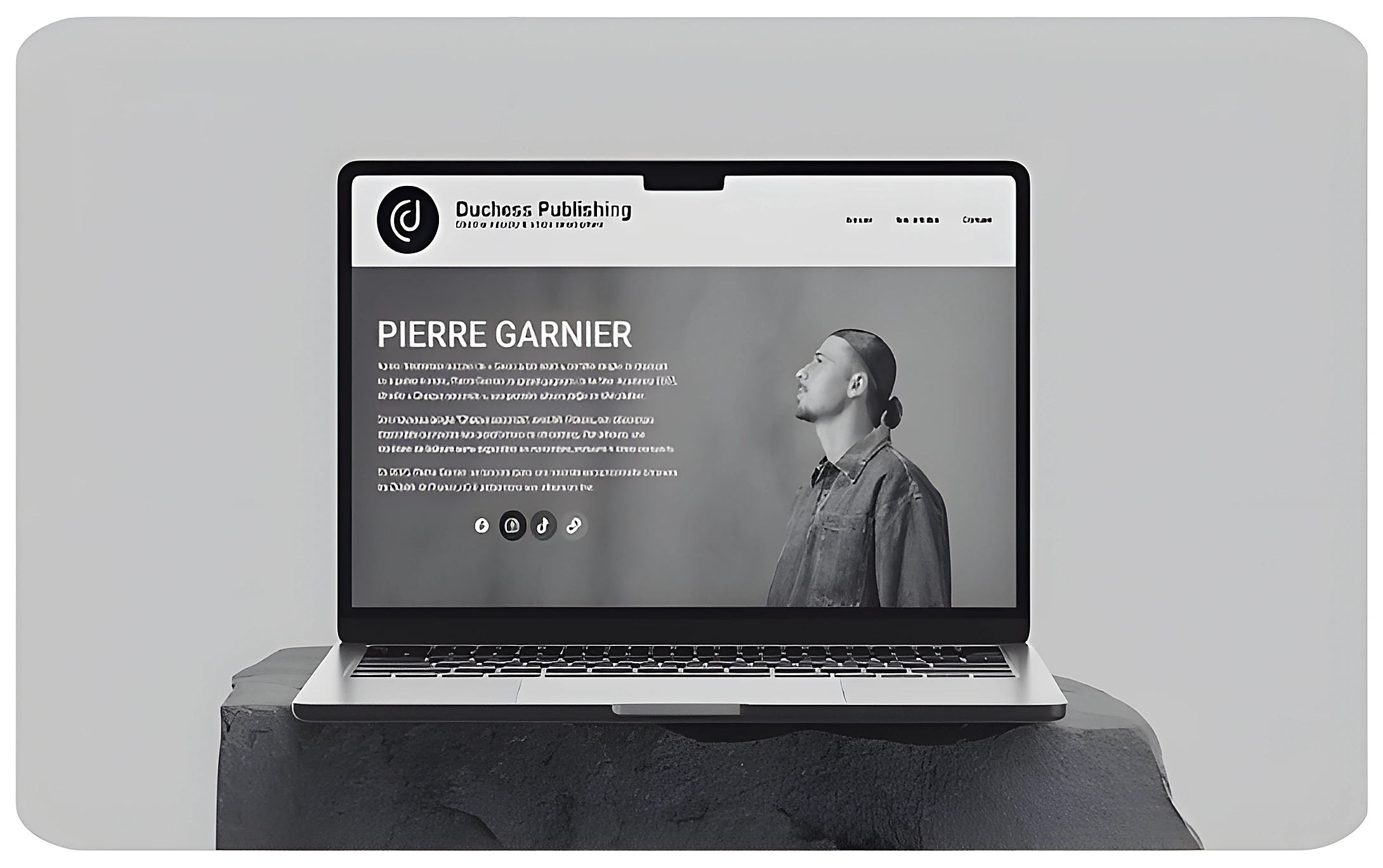 Duchess Publishing — création de site web pour Label musical, réalisé par Westeo Studio (visuel 2)