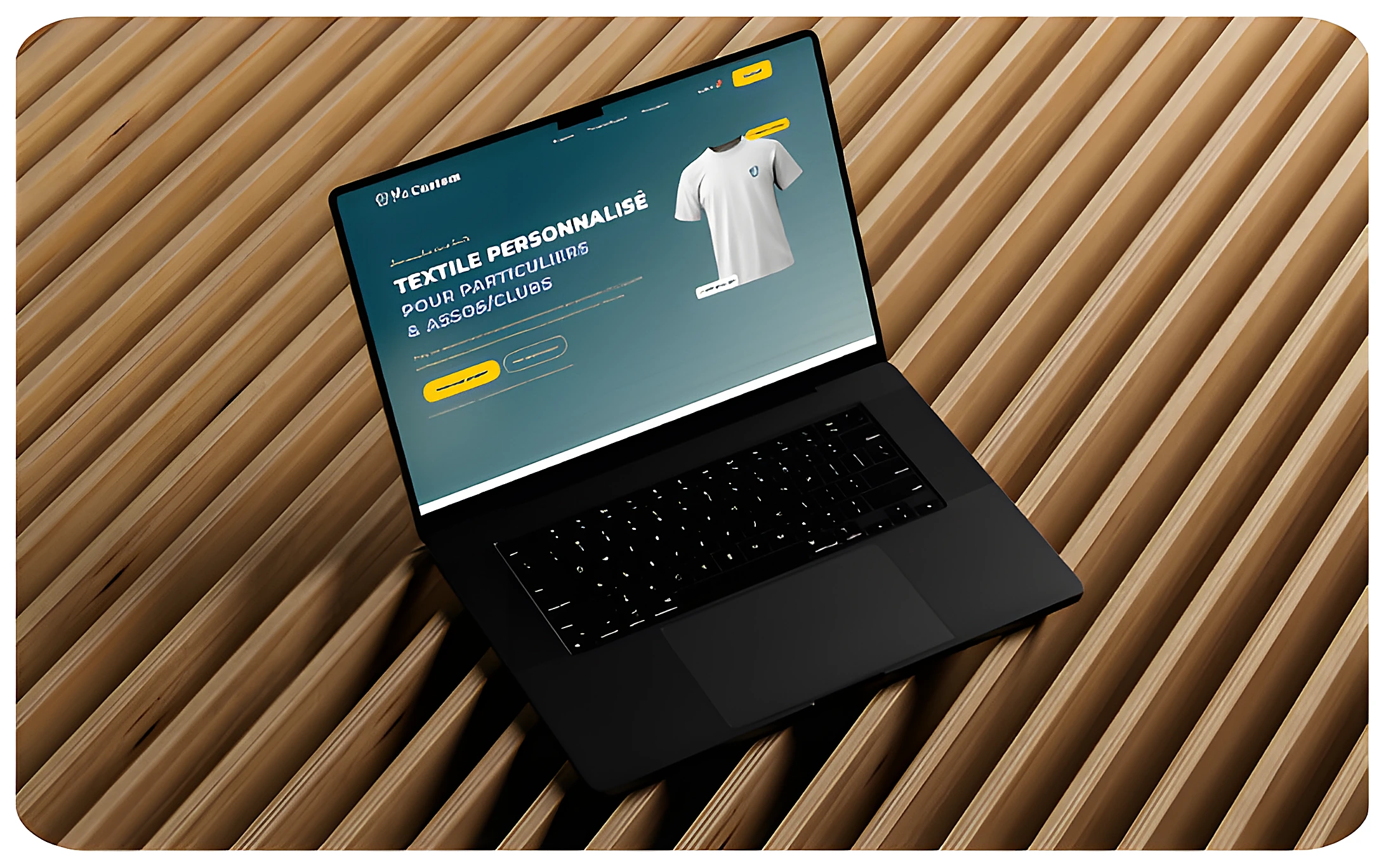 MC Custom — création de site web pour Textile personnalisé, réalisé par Westeo Studio (visuel 2)