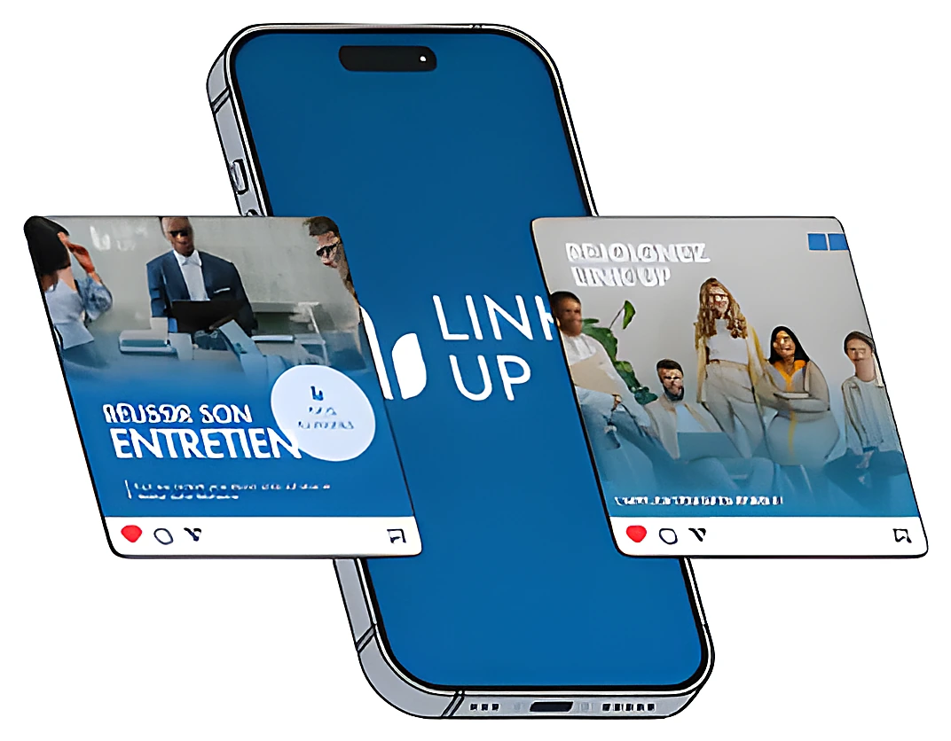 Link Up — création de site web pour Application mobile, réalisé par Westeo Studio (visuel 2)